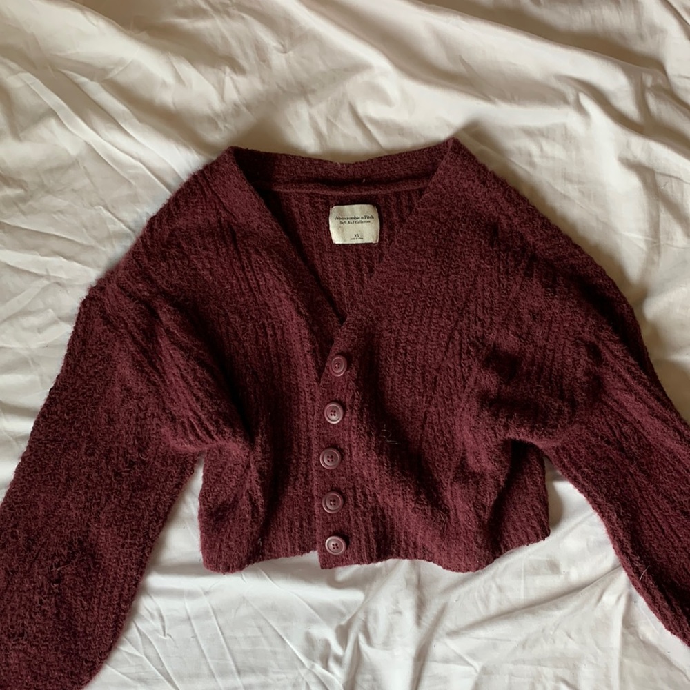 abercrombie and fitch cropped sweater